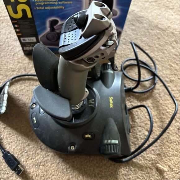 Saitek Cyborg 3D USB Gold Gaming Joystick *Read* - Picture 5 of 6